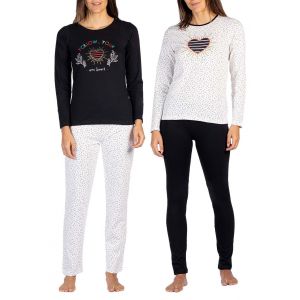 Pyjama Coton Melissa Brown Sacre Pack De 2 - Neuf