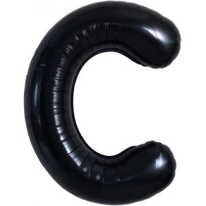 40 Pouces Gros Ballons Noirs &Agrave; Lettre C Gros Ballons &Agrave; H&eacute;lium Feuille D'Aluminium Film Polyester Grandes Lettres Ballons F&ecirc;te D'Anniversaire Articles De Saint - Valentin D&eacute;corations - Neuf