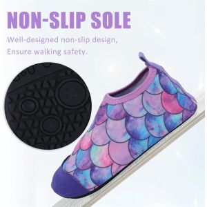 Chaussures Aquatiques Enfant Gar&ccedil;on Fille Chaussures De Plage S&eacute;chage Rapide Antid&eacute;rapant Pieds Nus Chaussettes De D'eau L&eacute;ger Chaussons Barefoot Piscine Aqua Surf Nager Plong&eacute;e Sport Yoga - Neuf