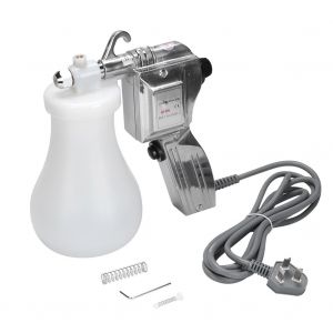 Pistolet pulverisateur electrique de nettoyage en acier inoxydable, pot en plastique reglable pour vetements, 40 W, prise AU 220 V - Neuf