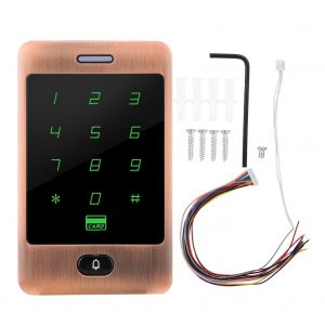 Controleur d'acces RFID metallique ZKFP300E, lecteur 125 kHz, clavier tactile (normal) - Neuf