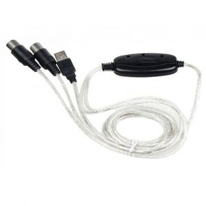 Cable Adaptateur Midi Vers Usb Pour Piano Electronique, Stable Et Pratique - Neuf