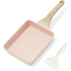 Kalanka-Antiadhésif Tamagoyaki Poêle À Omelette, Induction Poêle À ?ufs Avec Revêtement En Granit, Petite Poêle À Frire Sans Pfoa, Poêle À Crêpes Pour Le Petit Déjeuner Poêle De Camping Poêle À ?ufs - Neuf