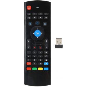 WQD-Télécommande, Mx3 2.4g Souris sans Fil 300mah Souris à Distance Détection de Mouvement Télécommande Infrarouge pour Maison Appartement Bureau Hôtel - Neuf