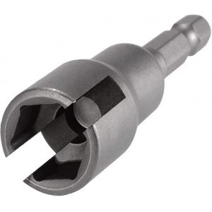 Adaptateur de douille &agrave; tige hexagonale de 1/4 pouce pour &eacute;crous papillon et boulons - Neuf