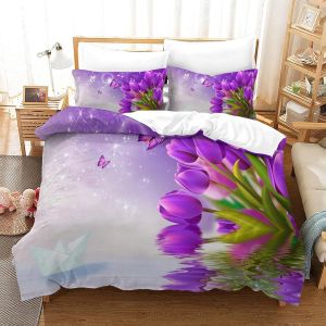 Housse De Couette Motif Imprim&iquest;&iquest; Butterfly D ,En Parure De Lit Avec Housse De Couette Et Taies D'oreiller,Fermeture &iquest;&iquest;Clair,Doux Microfibre Hypoallerg&iquest;&iquest;Niquedouble&pound;&iquest;Xcm&pound;&copy; - Neuf