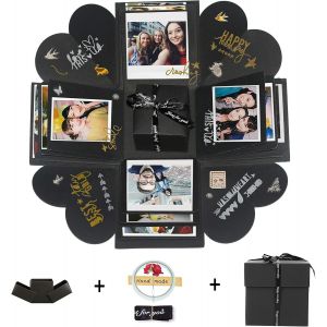 Bo&icirc;te &Agrave; Surprise Bricolage Explosion Bricolage Photo &Agrave; La Main Bo&icirc;te &Agrave; Surprise Amour Souvenir Bo&icirc;te De Cadeau De Scrapbooking Pour No&euml;l Anniversaire Anniversaire Cadeau De Mariage Valentine - Neuf