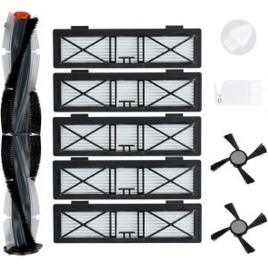 Kit D'Accessoires De Remplacement Compatible Pour Neato Série D D75 D80 D85 Connecté D3 D4 D5 D6 D7 Robotique, 1 Outil De Nettoyage De Brosse, 1 Brosse De Nettoyage De Filtre[SSE7112307] - Neuf