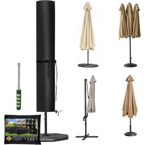 Letnerny-Housse Parasol Deporte, Housse De Protection En Tissu Oxford 600d, Couverture De Parasol ?Imperm¿¿Able, Anti-Uv, Housse De Parasol Avec Tige - Neuf