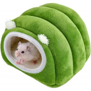 Maison De Hamster D'hiver,Hamac En Peluche,Lit De Lapin Chaud Et Douillet Pour Petits Animaux,Litière De Nid De Cochon D'inde,Hérisson,Gerbille,Rat - Neuf