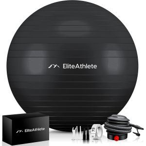 Ballon Gym Avec Syst&egrave;me Anti-Burst-Fitness Pilates Yoga-Ballon Grossesse Avec Pompe &Agrave; Air Incluse.[K1014] - Neuf