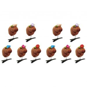 Épingles À Cheveux En Forme De Dessin Animé, 5/10/15/20 Pièces, Pinces À Cheveux Légères À Ressorts En Métal, Accessoires Amusants Pour Cheveux-10 Pièces C - Neuf