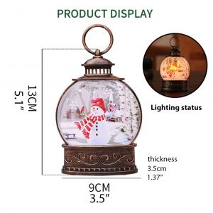 Hjlian Lanterne A Vent De Noel, Bougie Electronique A Led, Veilleuse, Decoration De Scene, Bouteille Transparente, Decoration Du Nouvel An - Neuf