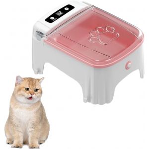 Distributeur Automatique De Nourriture Pour Chat Et Chien ¿ Mangeoire Automatique Avec Minuterie, Gamelle Chronométrée Pour Chat Et Compagnon ¿ Fournitures Pour Animaux De Compagnie Adaptées Pour Les - Neuf