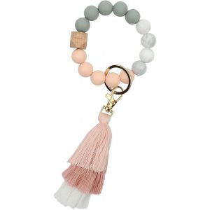 KAL-Porte Clef Voiture Femme Porte Cl&eacute; Bracelet Fille Porte-Cl&eacute;s - Neuf