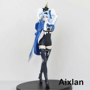 22cm Anime Figure Gk Kamisato Ayaka Pvc Figurine Articul&eacute;e Collection Mod&egrave;le Jouets Cadeau Enfant - Neuf