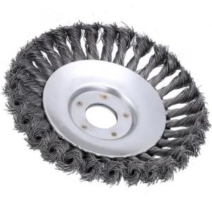 Jardin - Rotatif - Accessoires - Tondeuse à gazon à roue métallique - Disque de désherbage - Brosse de désherbage à fil minifinker - Neuf