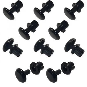10x rivet clip plastique &Oslash;3,6 x 3-4mm fixation agrafe &agrave; expansion pare-choc garniture voiture - Neuf
