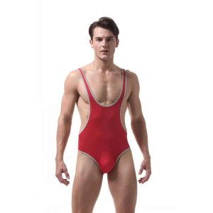 Kwan.Z Body Hommes Ultra-Mince Glace Soie Hommes Sous-Vêtements Transparent Corset Nylon Body Masculino Erkek Korse Shapewear Pour Hommes - Neuf