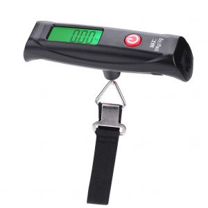 Balance numerique electrique portable en plastique avec crochet pour bagages de peche (type bracelet) - Neuf