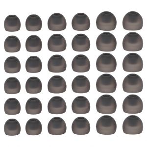 Lot de 36 embouts d'ecouteurs en silicone, souples et legers, pour ecouteurs de 4,5 a 6 mm - Neuf