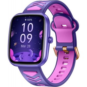 Montre Connectée Pour Enfant Fille Garcon: Smart Watch Avec Appel Bluetooth Tracker D'activité Bracelet Intelligent Avec Podometre Moniteur Sommeil Réveil Au Poignet Smartwatch Compatible An[Z940] - Neuf