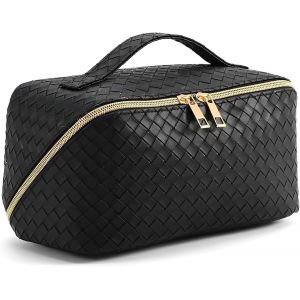 Trousse De Toilette Grande Capacit&eacute; Femme&iquest;Pochette Make Up Bag&iquest;Pochette De Voyage Cosm&eacute;tique Portable, Trousse De Toilette &Agrave; Compartiments - Neuf