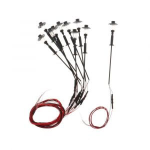 10Pc 1 : 100-1 : 150 Lampe à LED pour Parc de Train Paysager - Neuf