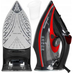 Fer À Vapeur, Pied En Céramique, 3000 W, Fonction Calc-Clean, 9 En 1, Haute Performance De Vapeur, Poids Léger, Coups De Vapeur, Semelles En Céramique Pour Repassage, Autonettoyage Et - Neuf