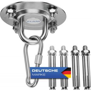 Crochet De Plafond En Acier Inoxydable Avec Une Capacit&eacute; De Charge Allant Jusqu'&agrave; 400 Kg &iquest; Support De Sac De Frappe, Suspension Pour Fauteuil Suspendu, Crochet De Balan&ccedil;oire Et Crochet Pour - Neuf