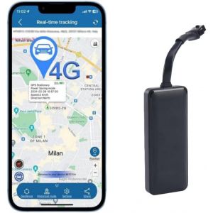 VornixorSarlshop-4G GPS Tracker for Car, Motorcycle, Truck, RV, Taxi &iquest; Mini Real-Time Tracking Device with Theft Alarm, SIM Card Required, Waterproof, Works with iOS/Android/Web - Neuf