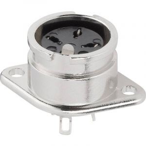 Din Embase Femelle, Contacts Droits Bkl Electronic 0202018 Nombre De P&ocirc;les: 5 Argent 1 Pc(s) - Neuf