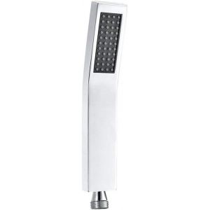KGABERY-S R Sunrise Srsh-011 Pomme De Douche À Main En Laiton,Style L Haute Pression,Luxueuse,Blanc Argenté,Finition Chromée,Petite Taille - Neuf