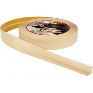 Plinthe Souple 10m 18x18mm-Baguette adhésive de finition pour la cuisine et la salle de bain,ruban autocollante d'étanchéité en PVC,flexible,Joint douce,Montage facile,crème - Neuf