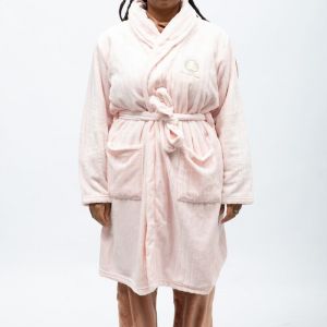 Robe De Chambre Douce Polaire Femme Lulu Castagnette - Neuf