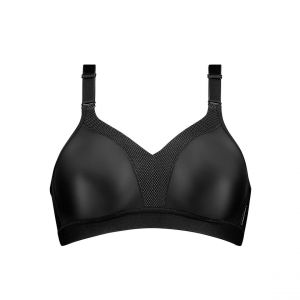 Soutien-Gorge Sans Armatures - Noir Triaction Wellness N - Neuf