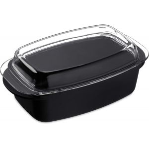 Subzonal-R&ocirc;tissoire Couvercle, Couche Anthracite,Forme De Casserole, Fonte Aluminium Et Verre, Pour Lave Vaisselle - Neuf