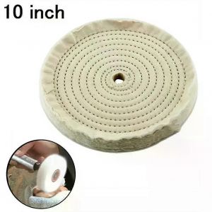 10 Pouces Coton Chiffon Polissage Polissage Roue Tampon Polonais Bijoux Broyeur Tampon Pour Or Argent Bijoux Miroir Roue Ronde Général - Neuf
