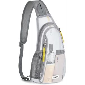 nzqaf-Sac à dos transparent pour événements de stade, sac à dos transparent approuvé par les stades, sac à dos transparent pour concerts - Neuf