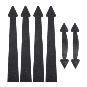 Ensemble de poign&eacute;es magn&eacute;tiques pour porte de garage - Poign&eacute;es de traction durables en ABS - Neuf