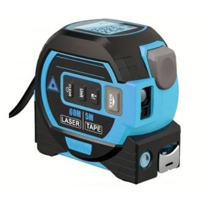 Télémètre laser 3 en 1, écran LCD à échelle de 5 m avec télémètre rétroéclairé, bleu 60 M - Neuf