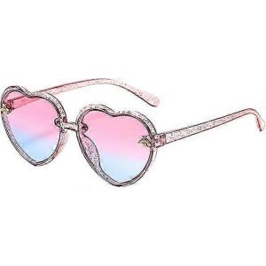 Coeur Lunettes De Soleil Enfants Filles - Garçons Les Enfants Sont Amour Coeur Lunettes De Soleil Tendance Mignon Fourrage 3-10 - Neuf