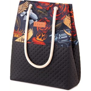 SJZG-Grand Sac Furre-Tout En Toile Pour Femme - Tote Bag Pour Shopping - Neuf