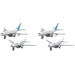 Enfants Planeur Avion De Ligne Avions Jouet Mini Alliage Pull Back Camouflage Avion Mod&egrave;le D'avion Jouet Ch 4 Pcs - Neuf