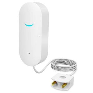 Tuya Smart Alarme de niveau d'eau Wifi Capteur d'immersion d'eau Alarme Détecteur de fuite d'eau Application Surveillance à distance - Neuf