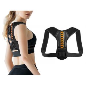 Correcteur De Posture Dorsal R&eacute;glable - Ceinture De Soutien Lombaire Orange Pour Une Posture Et Un Confort Am&eacute;lior&eacute;s - Neuf