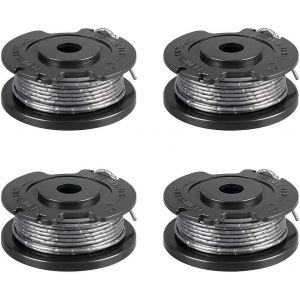 F016800569 Lot de 4 bobines de débroussailleuse compatibles avec Bosch ART 23 SL 26 SL,EasyGrassCut 18,23,26,18-230,18-260,1,65 mm,4,9 m - Neuf