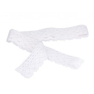 Ruban De Dentelle En Coton A Faire Soi-Meme, Largeur 2,5 Cm, 18 M, Bordure En Dentelle Exquise Pour Rideaux, Vetements, Nappes, Cadeaux, Decoration, Blanc - Neuf