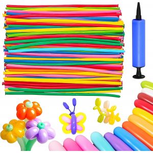 SJZG-Ballon Sculpture, 50 Pcs Long Ballon A Gonfler Pour D&eacute;coration De F&ecirc;te D'Anniversaire D'Enfant Et De Mariage - Neuf
