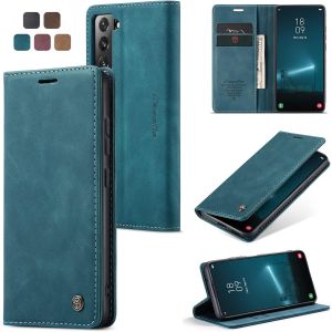 Case For Samsung Galaxy S22 Plus Premium Pu Leather Flip Wallet Case Cover For Samsung Galaxy S22 Plus 5g Case, Blue Green - Neuf
